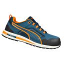 Safety Shoe, Cross twist, Blue/Orange, 643100