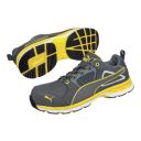Puma Safety Shoes, Grey/Yellow, Pace 643800