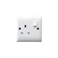 W3001 13A Single Switched Socket Outlet
