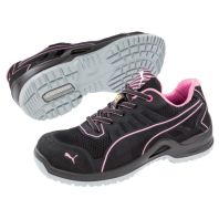 Safety Shoes, Black/Pink, Fuse 644110