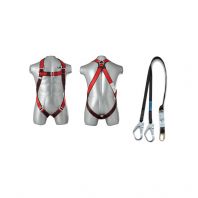 Safety Harness With Lanyard - 2 Hook